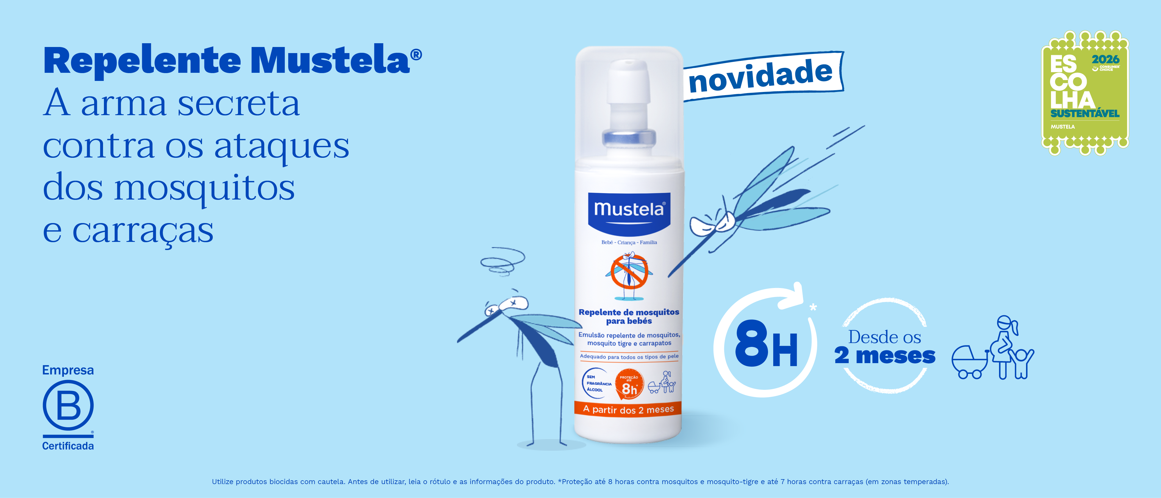 Novidade Repelente Mustela